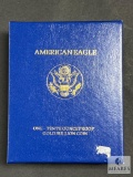 1992 US Mint 1/10 Ounce Proof Gold Bullion Coin
