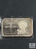 Queen of Watergate 1-Troy Ounce .999 Fine Silver Ingot