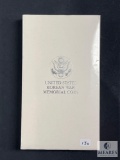 1991 US Mint Korean War Memorial Coin Proof Silver Dollar