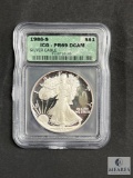 ICQ Graded - 1986-S American Silver Eagle - PR69 DCAM