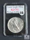 1986 American Silver Eagle - UNC