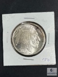 2011 Buffalo Nickel Style 1-Ounce .999 Fine Silver Round