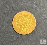 1911 US Indian Head $2.50 Gold Piece