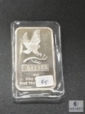 Five Troy Ounce .999 Fine Silver Ingot - Eagle
