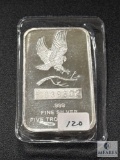 Five Troy Ounce .999 Fine Silver Ingot - Eagle