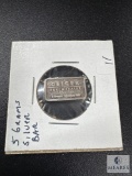 Geiger 5g Ingot - .999 Fine Silver - Schloss Guldengossa