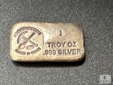 Prospector's Gold & Gems 1-Troy Ounce .999 Silver Ingot