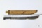 Vintage US Military Machete with Canvas Sheath