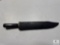 Vintage Indian-Made Bowie Knife with Brass Guard and Leather Sheath