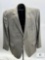 Calvin Klein Gray Blazer with Masonic and National Sojourners Pins