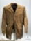 Vintage Jo-O-Kay Natural Leather Western Fringe Jacket