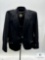 J. Higgins Masonic Black Formal Jacket with Gold Emblem - Size 48 XL