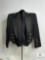 Raymond of Doune Lochcarron Black Formal Scottish Prince Charlie Jacket - Size 48L