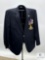 Joseph & Feiss Sons of the American Revolution Wool Blazer with Medals - Size 48 Tall