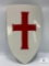 Handcrafted Wooden Crusader Shield: 32