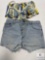 Vintage Levi's 501 Denim Shorts & Victoria's Secret Striped Swimwear Set