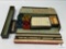 Vintage Mahjong Game Set with Original Box and Accessories