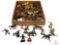 Lot of Toy Soldiers, Cowboys, Animals, and Mini Figures