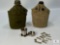 Vintage U.S. Military Canteens with Accessories