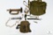 Vintage Military Field Gear Set - Bags, Bugle, Compass, and More