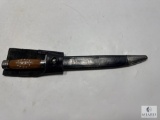 Vintage Collins & Co. Legitimus No. 30 Bowie Knife with Leather Sheath