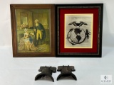 Patriotic Art and Historic Collectibles Lot