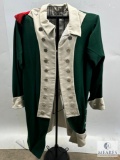 Revolutionary War-Inspired Green & Cream Set with Beige Breeches