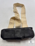 Leather Cartridge Box with Wooden Ammo Holder