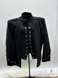 Traditional Scottish Black Formal Jacket - Made in Scotland