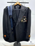 Lucci Collezione Knights Templar Double-Breasted Jacket with Medals - SC 17