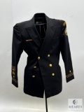 Vintage U.S. NHS Double-Breasted Uniform Jacket by Anthony's Tailor Shop - Size 37L