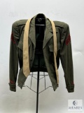 Vintage US Marine Corps Dress Uniform with Tan Tie