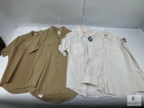 Set of Scottish-American Military Society and Patriotic-Themed Uniform Shirts - Size XL