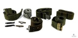 Military-Style Canvas Belts with Hardware Accessories