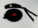 Authentic Scottish Military and Clan Hats with Original Badges