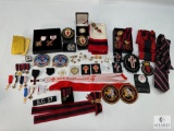 Knights Templar Memorabilia Collection - Insignias, Medals, and Regalia