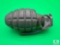 Inert De-Milled Pineapple Type Hand Grenade