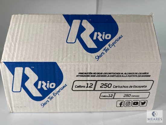 10 Boxes Rio .12 Gauge Shotgun Shells. 2 3/4" #8 1250FPS