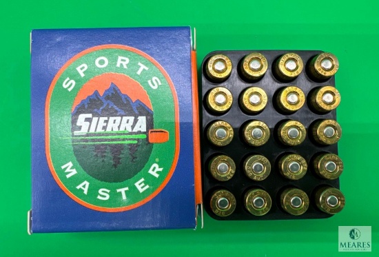 20 Rounds Sierra .380 ACP Ammo. 90 Grain Hollow Point Self Defense