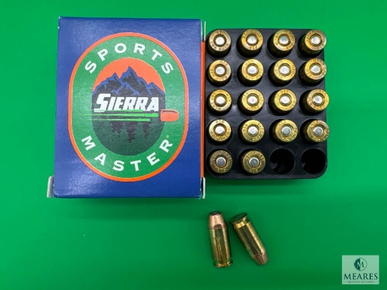 20 Rounds Sierra .380 ACP Ammo. 90 Grain Hollow Point Self Defense