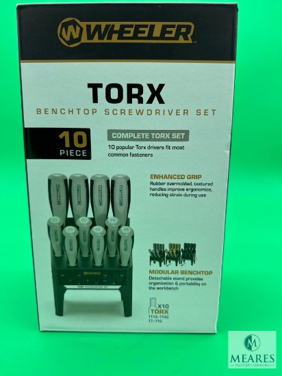 New Wheeler 10 Piece Benchtop Torx Screwdriver Gunsmith Set