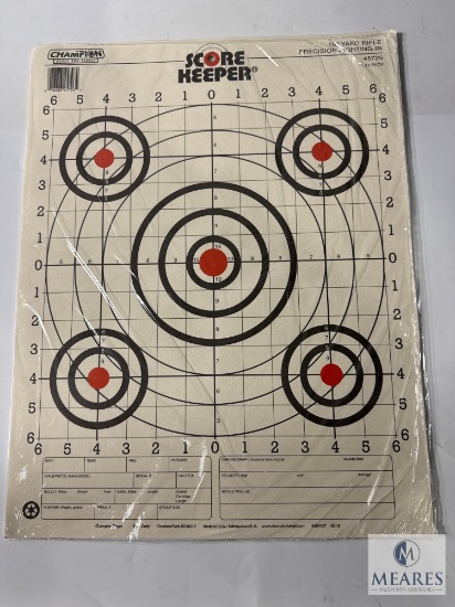 12 Pack Champion Scorekeeper Rifle Targets