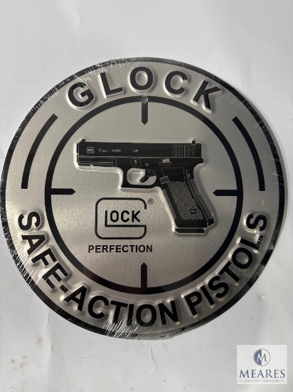 New Metal Factory Glock Advertising Sign. Great in Shop or Man Cave