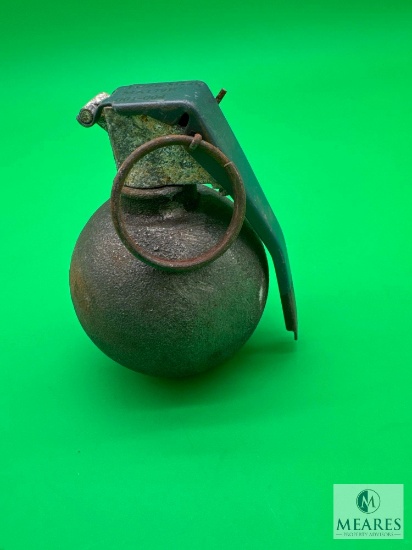 Inert De-milled Baseball Type Hand Grenade