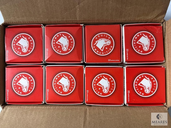 2000 Rounds Aguila .22 Long Rifle Ammo. 40 Grain CPSP