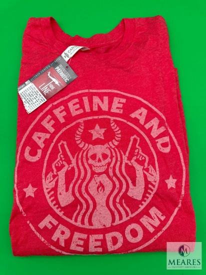 New Nine Line Caffeine and Freedom T-Shirt 2XL