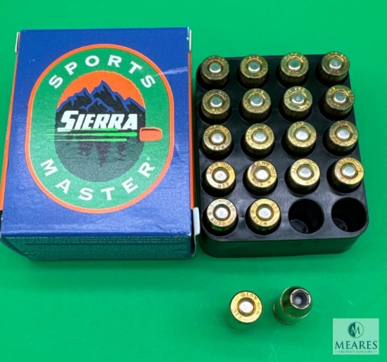 20 Rounds Sierra .380 ACP Ammo. 90 Grain Hollow Point Self Defense