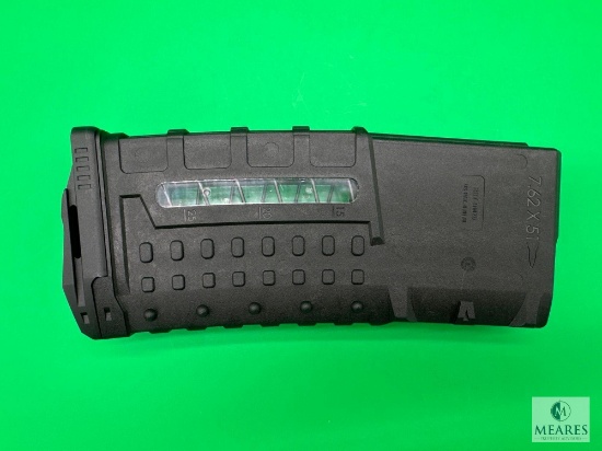 New 25 Round AR10 308 Rifle Mag with See Thru Window