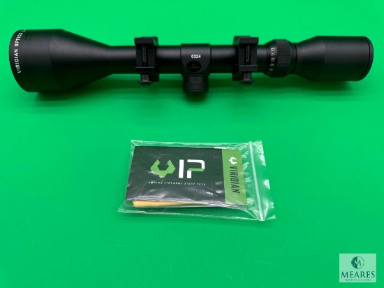 New Viridian 3-12x50mm Rifle Scope. Matte Finish