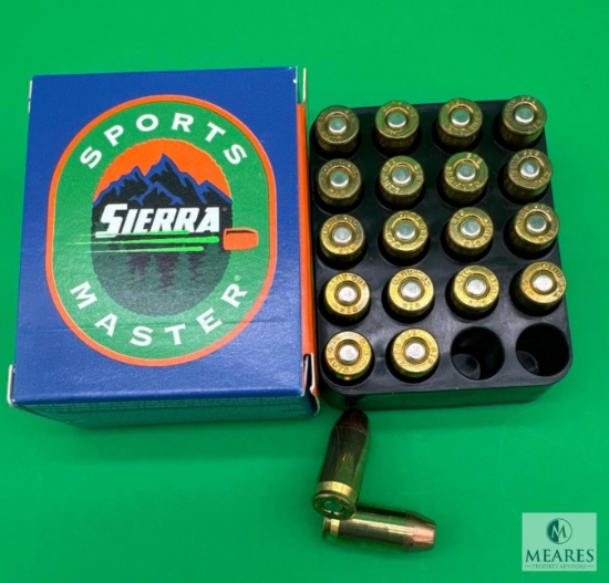 20 Rounds Sierra .380 ACP Ammo. 90 Grain HP Self Defense